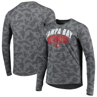 Tampa Bay Buccaneers MSX by Michael Strahan Performance Camo Long Sleeve T-Shirt - Gray
