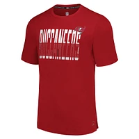 T-shirt de travail d'équipe rouge MSX by Michael Strahan pour hommes des Buccaneers Tampa Bay