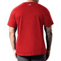 T-shirt de travail d'équipe rouge MSX by Michael Strahan pour hommes des Buccaneers Tampa Bay