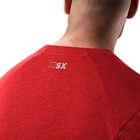 T-shirt de travail d'équipe rouge MSX by Michael Strahan pour hommes des Buccaneers Tampa Bay