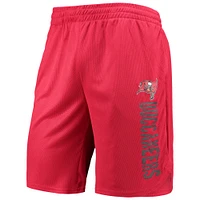 MSX by Michael Strahan Rouge Short d'entraînement Tampa Bay Buccaneers pour homme