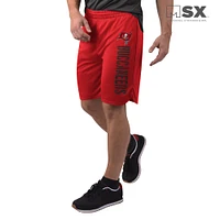 Men's MSX by Michael Strahan Red Tampa Bay Buccaneers Training Shorts