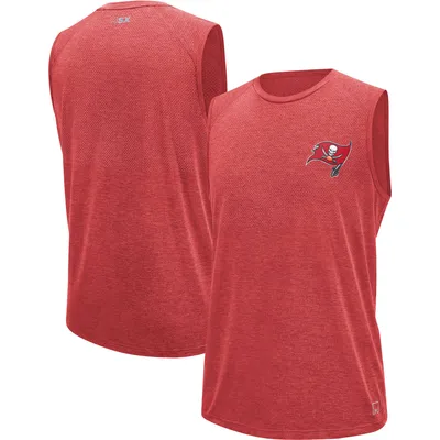 Tampa Bay Buccaneers MSX by Michael Strahan Warm Up Sleeveless T-Shirt - Red