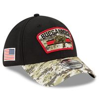 Men's New Era Black/Camo Tampa Bay Buccaneers 2021 Salute To Service