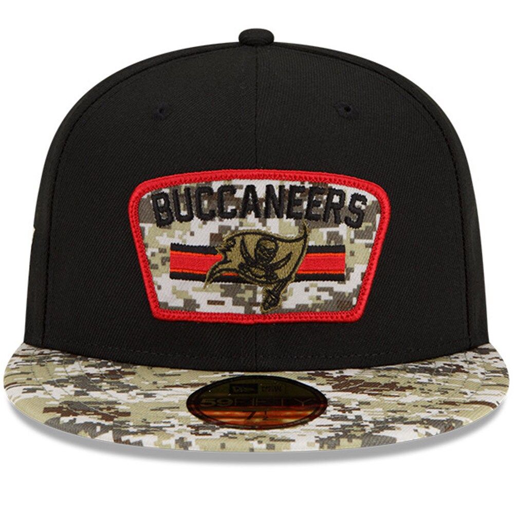 New Era Men's New Era Black/Camo Tampa Bay Buccaneers 2021 Salute To  Service 59FIFTY Fitted Hat