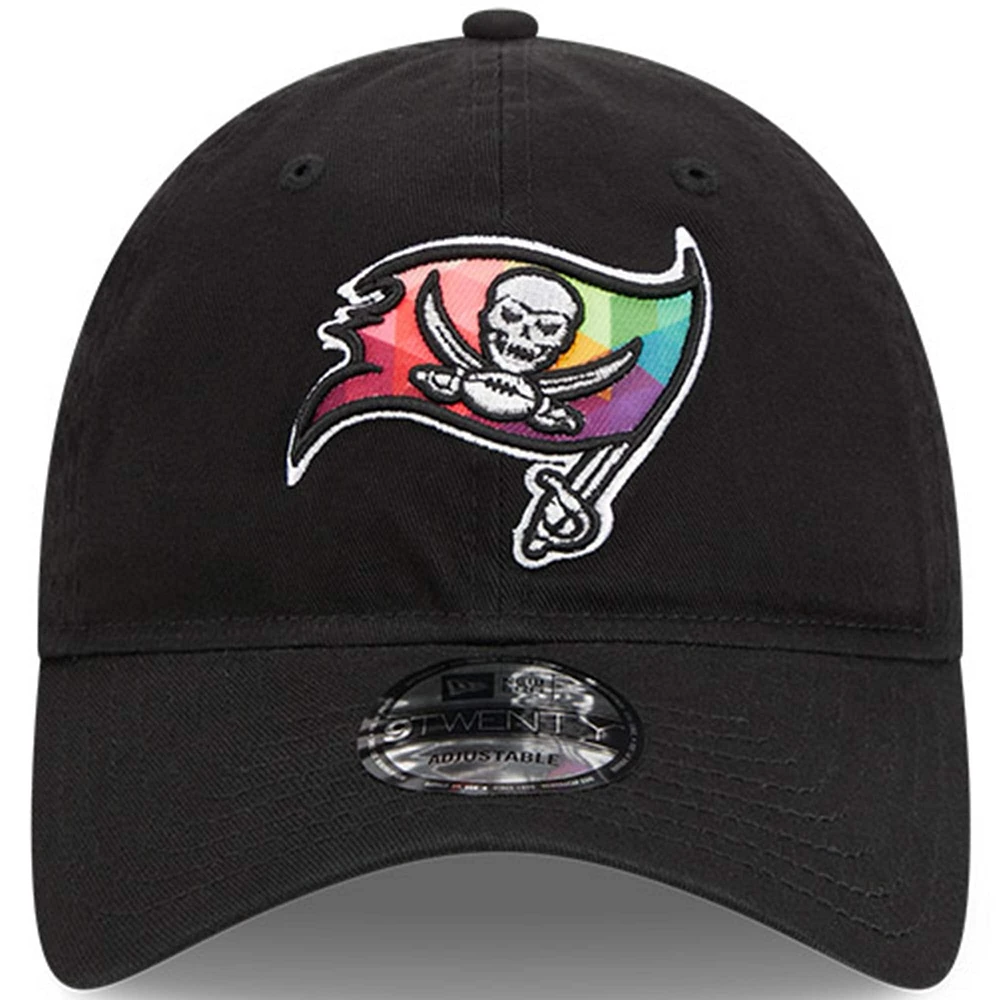 Men's New Era Black Tampa Bay Buccaneers 2023 NFL Crucial Catch 9TWENTY Adjustable Hat