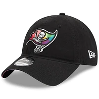 Casquette réglable New Era noire Tampa Bay Buccaneers 2023 NFL Crucial Catch 9TWENTY pour hommes