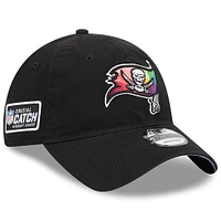 Casquette réglable New Era noire Tampa Bay Buccaneers 2023 NFL Crucial Catch 9TWENTY pour hommes