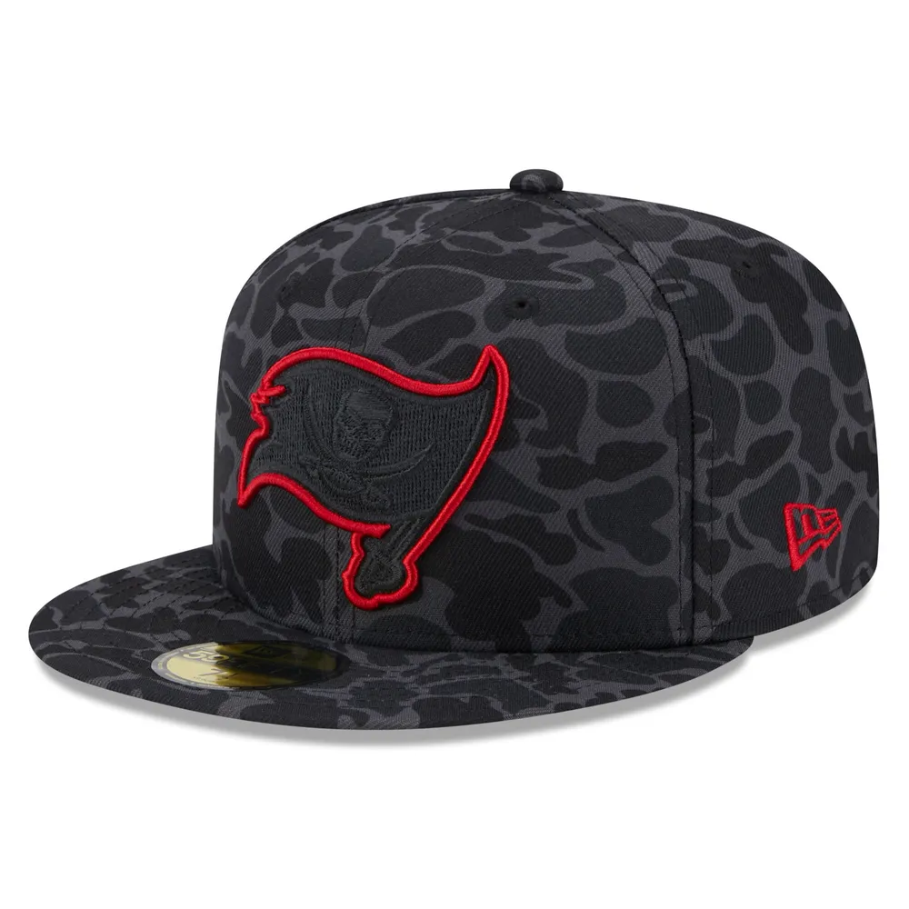 Lids Tampa Bay Buccaneers New Era Amoeba Camo 59FIFTY Fitted Hat - Black