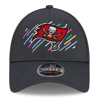 Men's New Era Charcoal Tampa Bay Buccaneers 2021 NFL Crucial Catch - 9FORTY Adjustable Hat