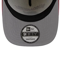 Men's New Era  Cream/Red Tampa Bay Buccaneers 2025 NFL Draft A-Frame 9FIFTY Snapback Hat