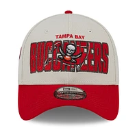 Men's New Era  Cream Tampa Bay Buccaneers 2023 NFL Draft 39THIRTY Flex Hat