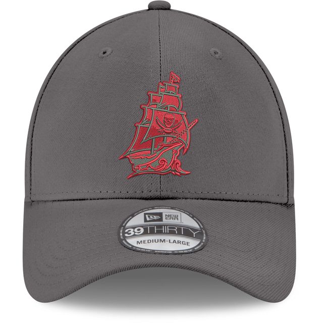 Casquette Flex New Era Graphite Tampa Bay Buccaneers Ship Storm 39THIRTY pour homme