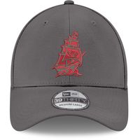 Men's New Era Graphite Tampa Bay Buccaneers Ship Storm 39THIRTY Flex Hat