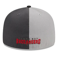 Men's New Era  Gray/Black Tampa Bay Buccaneers 2023 Sideline 59FIFTY Fitted Hat