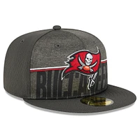 Men's New Era Pewter Tampa Bay Buccaneers 2023 NFL Training Camp 59FIFTY Fitted Hat