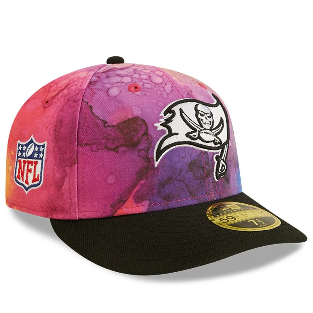 New Era Youth Boys Pink Tampa Bay Buccaneers 2022 NFL Crucial Catch Knit Hat