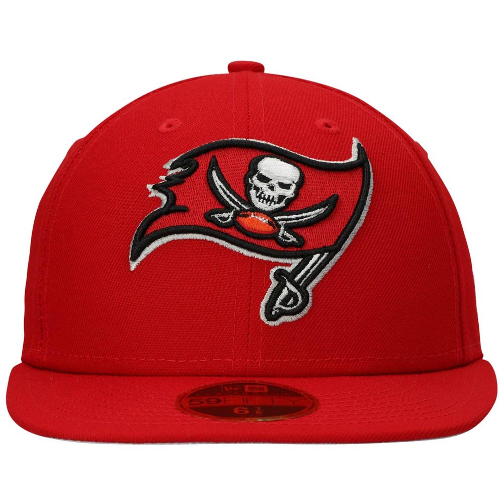 Men's New Era Red Tampa Bay Buccaneers Basic Low Profile 59FIFTY Fitted Hat