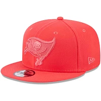 Men's New Era Red Tampa Bay Buccaneers Color Pack Brights 9FIFTY Snapback Hat