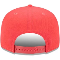 Men's New Era Red Tampa Bay Buccaneers Color Pack Brights 9FIFTY Snapback Hat