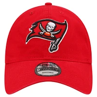 Casquette réglable rouge Tampa Bay Buccaneers Distinct 9TWENTY New Era pour hommes