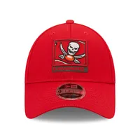 Men's New Era Red Tampa Bay Buccaneers Framed AF 9FORTY Snapback Hat