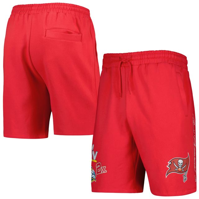 Short pour homme Historic Champs Tampa Bay Buccaneers New Era rouge