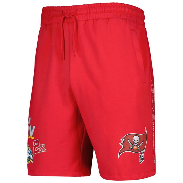 Short pour homme Historic Champs Tampa Bay Buccaneers New Era rouge