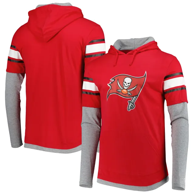 Lids Tampa Bay Buccaneers Mitchell & Ness Game Day Hoodie T-Shirt - Red