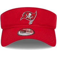 Men's New Era Red Tampa Bay Buccaneers Main Adjustable Visor