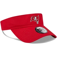 Men's New Era Red Tampa Bay Buccaneers Main Adjustable Visor