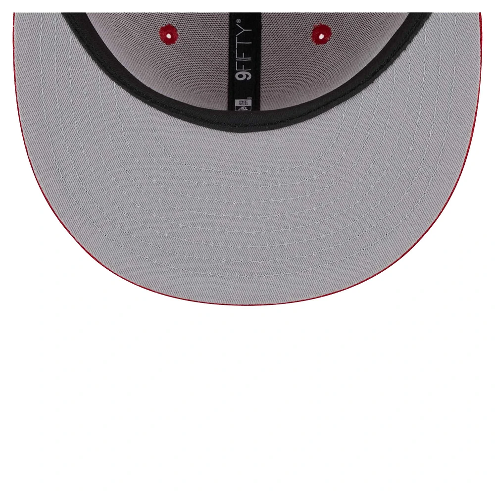 Casquette 9FIFTY Snapback pour homme Tampa Bay Buccaneers rouge New Era