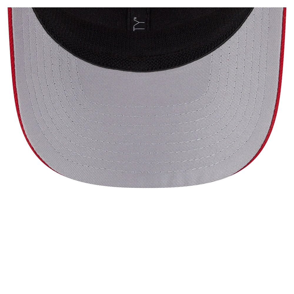 Casquette camionneur 9SEVENTY extensible à boutons-pression rouge des Buccaneers de Tampa Bay de New Era pour homme