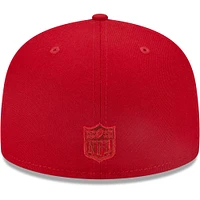 Casquette ajustée rouge 59FIFTY Tampa Bay Buccaneers New Era pour homme