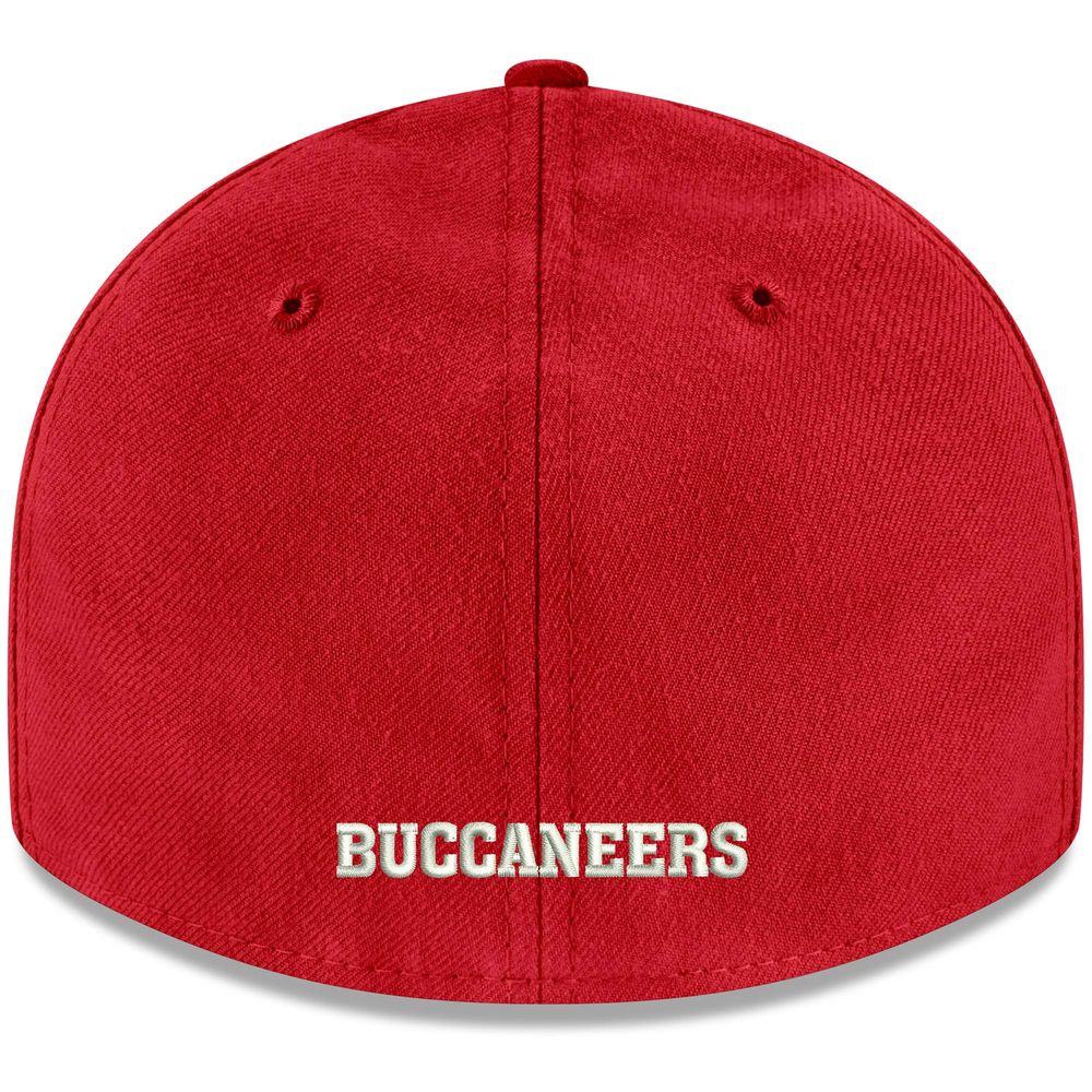 Men's New Era Red Tampa Bay Buccaneers Omaha Throwback Low Profile 59FIFTY Fitted Hat