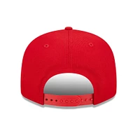 Casquette 9FIFTY Snapback Script Tampa Bay Buccaneers New Era rouge pour homme