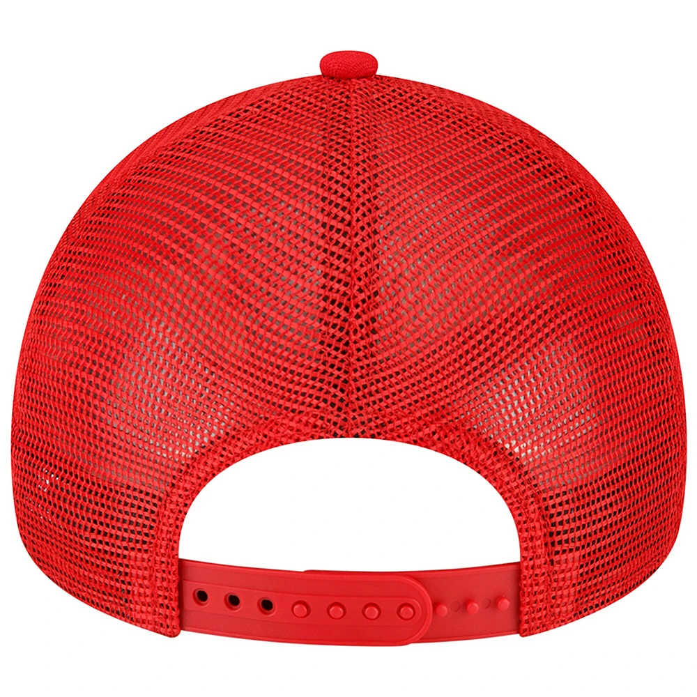 Casquette ajustable 9FORTY Trucker 9FORTY pour homme des Tampa Bay Buccaneers Throwback Logo New Era rouge