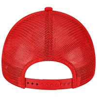 Casquette ajustable 9FORTY Trucker 9FORTY pour homme des Tampa Bay Buccaneers Throwback Logo New Era rouge