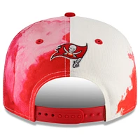 Men's New Era Scarlet Tampa Bay Buccaneers 2022 Sideline - 9FIFTY Ink Dye Snapback Hat