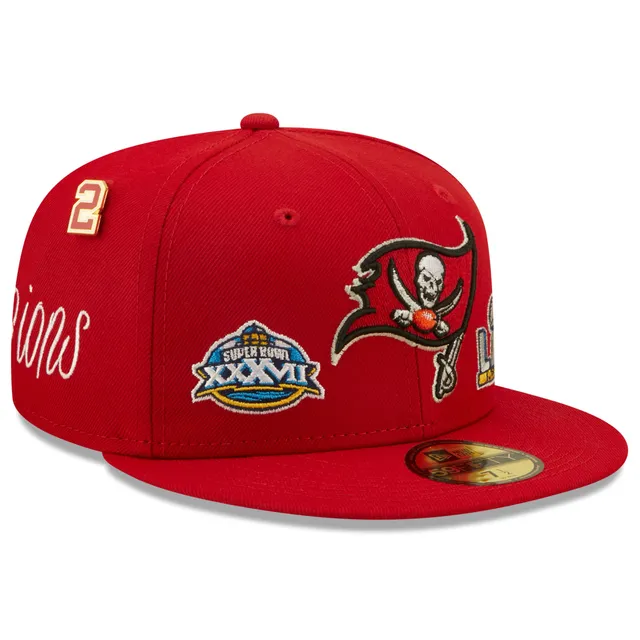 Youth New Era Cream/Scarlet Tampa Bay Buccaneers 2022