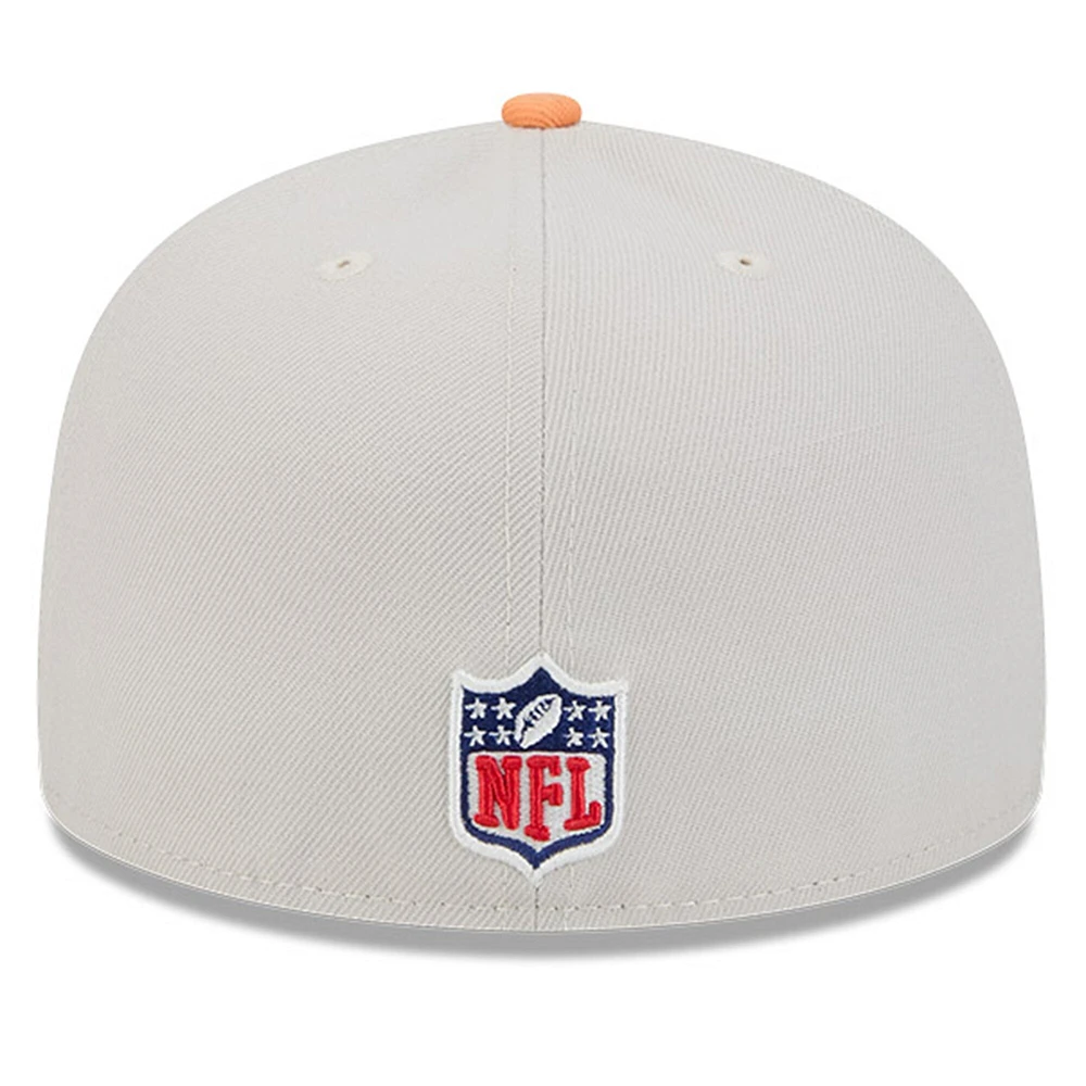 Casquette ajustée 59FIFTY historique Tampa Bay Buccaneers 2024 Sideline Historic New Era pour hommes