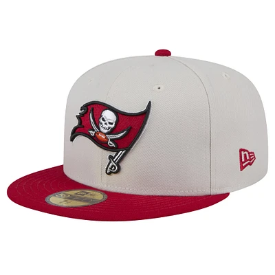 Casquette ajustée Stoney 59FIFTY des Buccaneers de Tampa Bay New Era pour hommes