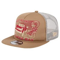 Men's New Era Tan Tampa Bay Buccaneers Meet Me 9FIFTY Snapback Hat