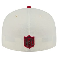 Men's New Era  White/Red Tampa Bay Buccaneers Main 59FIFTY Fitted Hat