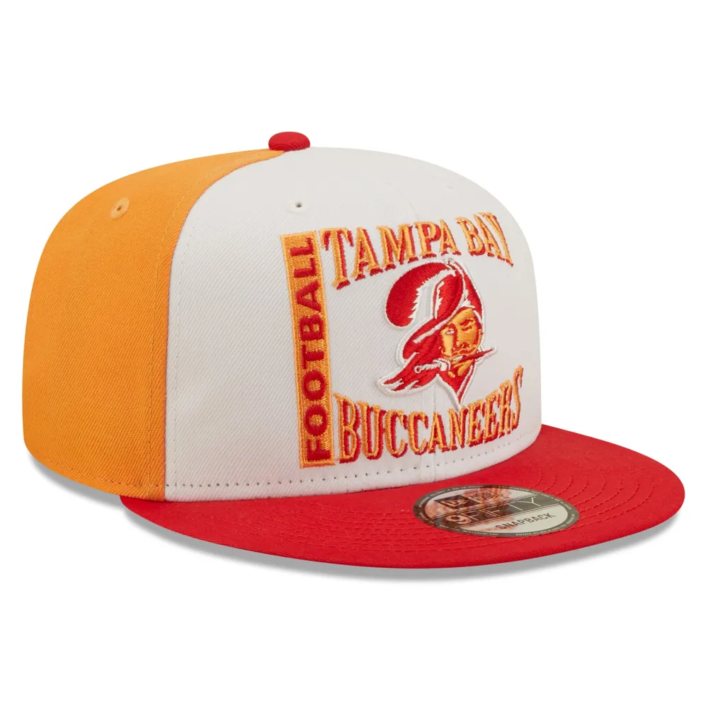 : New Era Men's White Tampa Bay Buccaneers Throwback