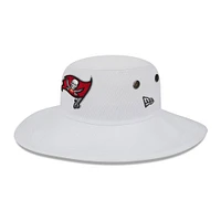 Men's New Era White Tampa Bay Buccaneers 2023 NFL Training Camp Panama Bucket Hat