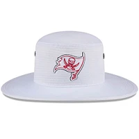 Men's New Era White Tampa Bay Buccaneers 2024 NFL Training Camp Panama Bucket Hat