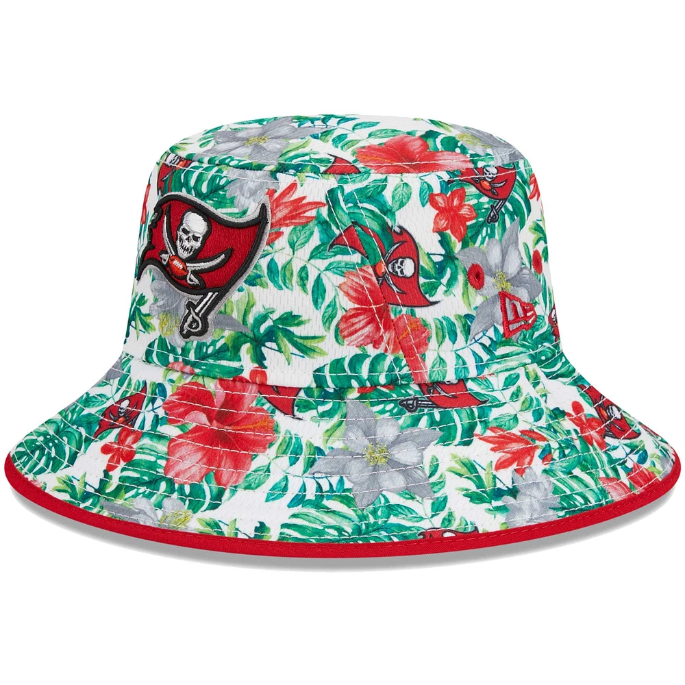 Bob New Era Tampa Bay Buccaneers Botanical pour homme, blanc