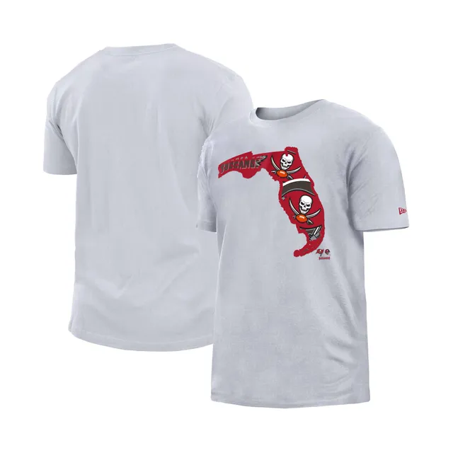 Men's Nike Heather Red Tampa Bay Buccaneers Team Tri-Blend T-Shirt Size: Medium