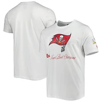 T-shirt pour homme New Era blanc Tampa Bay Buccaneers Historic Champs